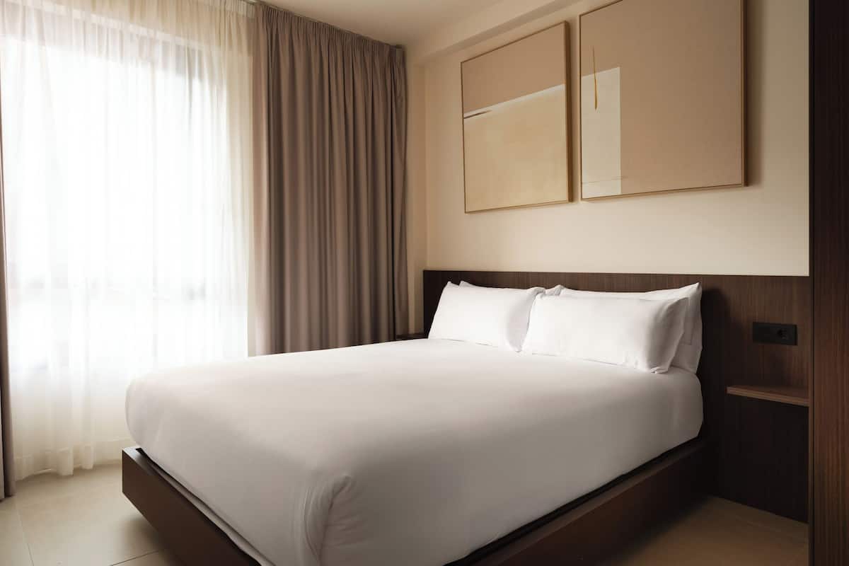 One-Bedroom Apartment with sofa bed | Individually decorated, individually furnished, desk, laptop workspace