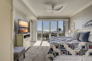 3 bedrooms, iron/ironing board, free WiFi, bed sheets - 3205 Seacrest – Oceanfront Corner Villa with Panoramic Atlantic Views (Hilton Head Island)