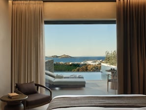 Origin Suite Private Pool Sea View | Premium bedding, in-room safe, desk, laptop workspace - Oroséa, Paros, Autograph Collection - Adults Only (Paros)
