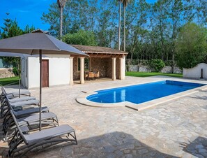 House | Pool | Indoor pool, outdoor pool - Elegant Family Villa Close to Manacor (Manacor)