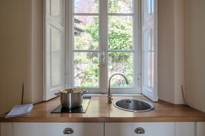 Appartement, vue lac | Cuisine privée