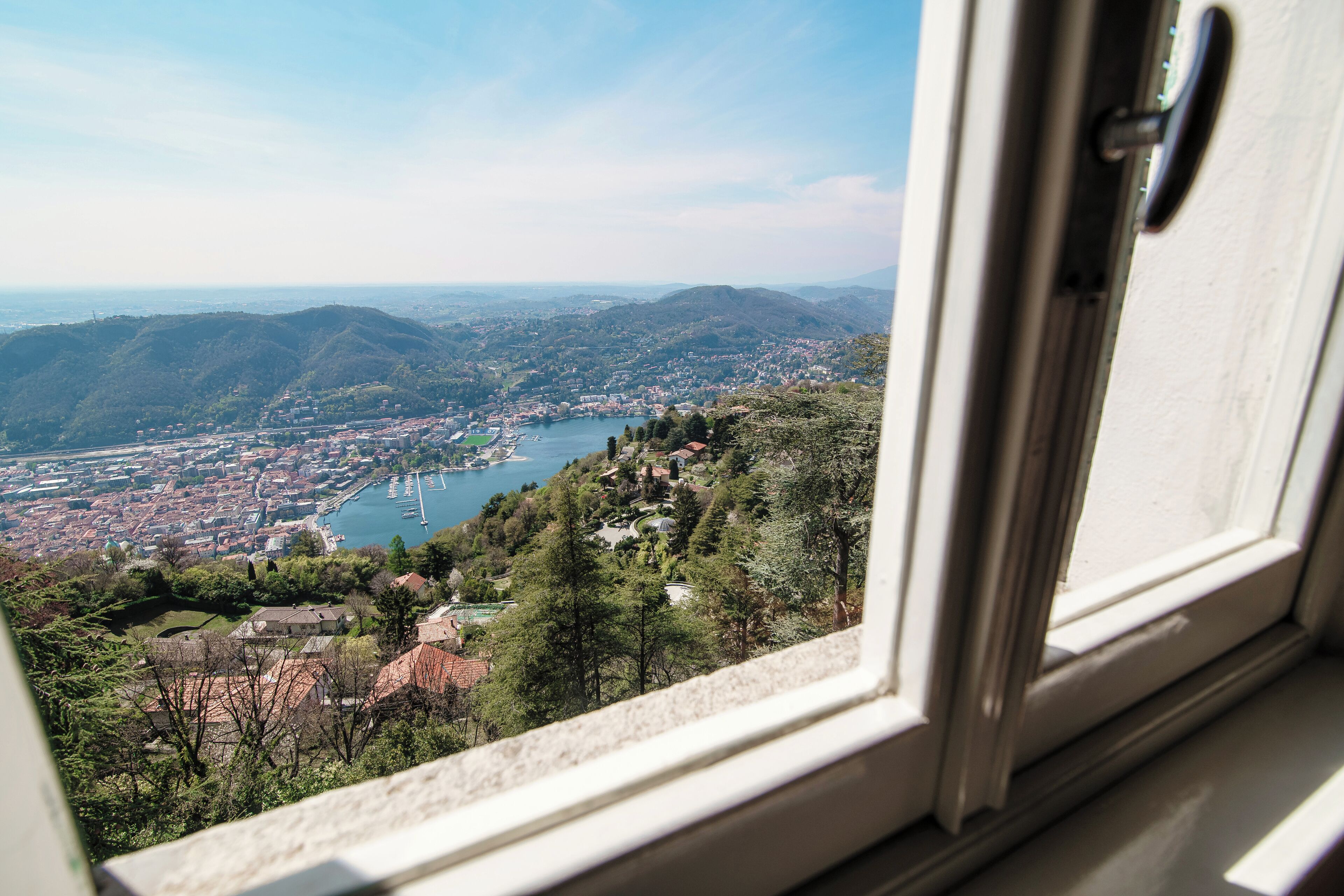 Blick von der Unterkunft