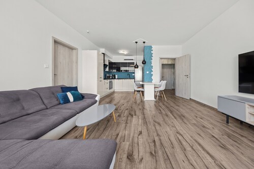 Air-conditioned, 2 room Apartment with balcony, new building Rača