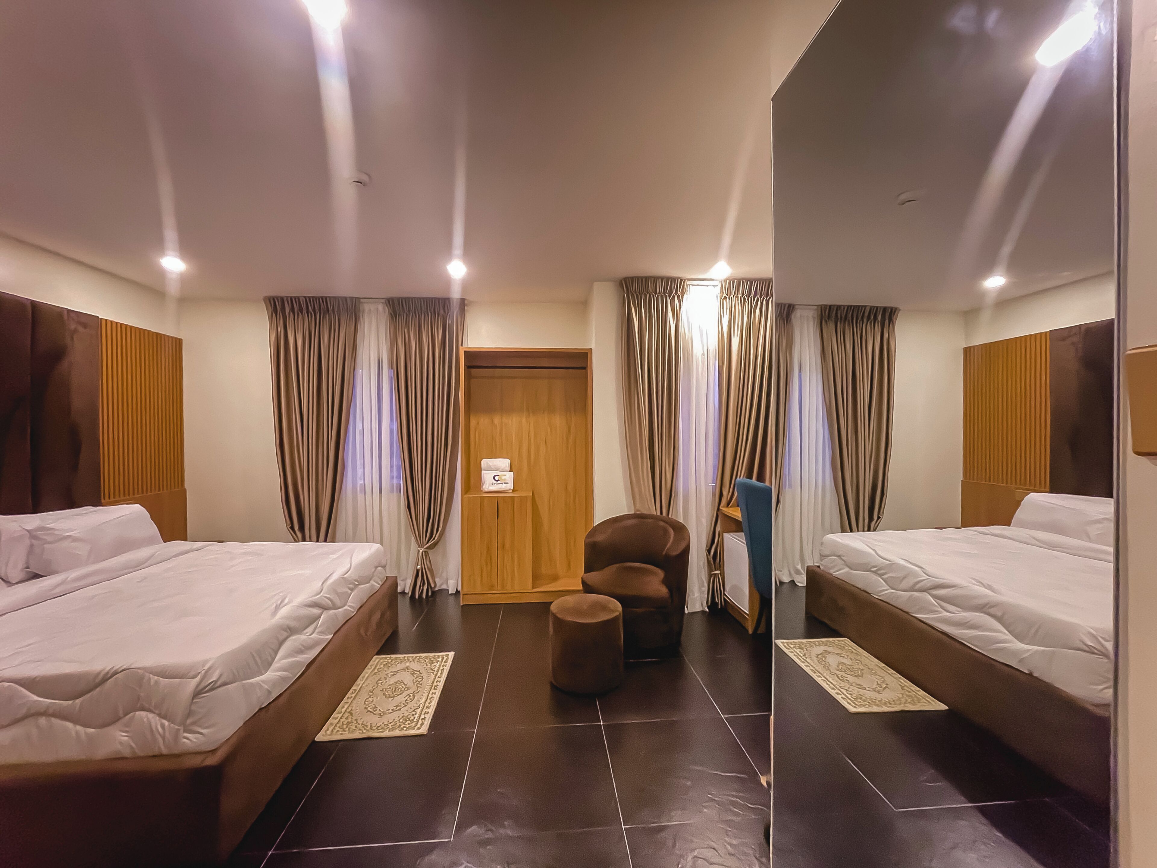 Executive-Zimmer, Stadtblick