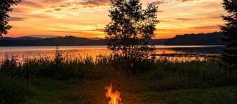 Lakeside Cabin Whitefish. Build memories with friends and family