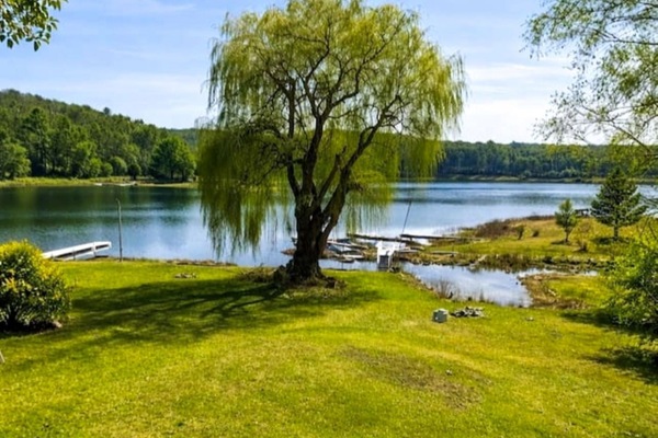 Lake view from deck