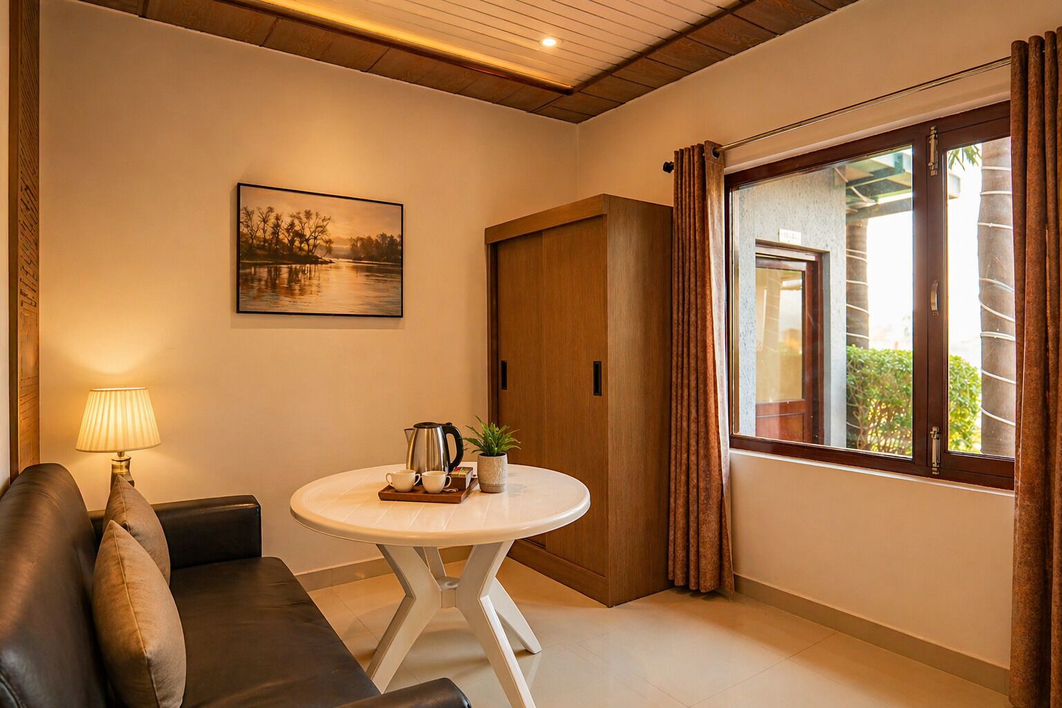 Chambre Deluxe, vue sur le jardin | Accès au Wi-Fi (inclus)