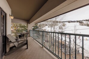 Terrace/patio - Premier Mountain Village Condo by InvitedHome | Hot Tub, Gym, Balcony Views (Telluride)