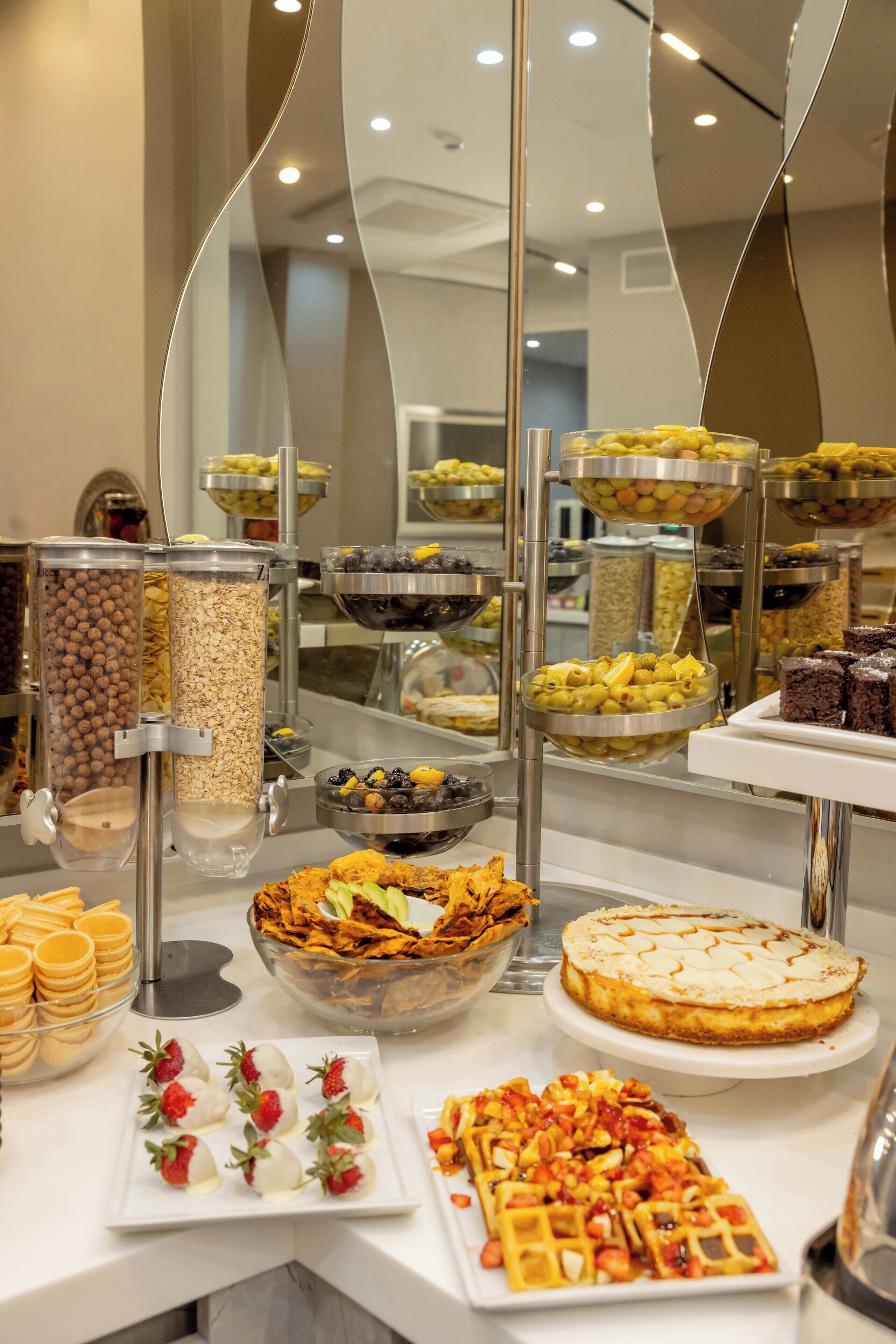 Frokostbuffé er inkludert hver dag