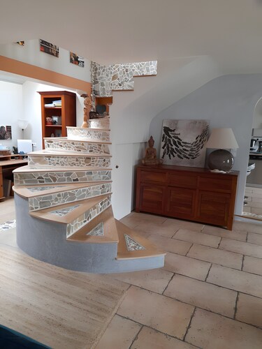 Chambre d’hôtes à Sauzon avec Wi-Fi haut débit, proche plage