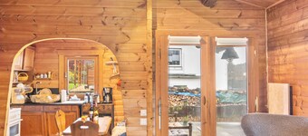 Holiday Home 'Holzhaus Harzville' with Private Terrace, Garden and Wi-Fi