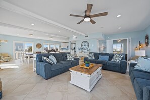 Smart TV - CamBro Castle #210 - Oceanfront with Private Pool, Elevator & Beach Access (North Topsail Beach)