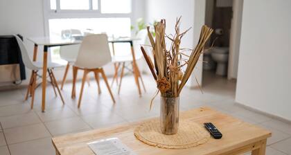 Dept. Family ideal for couples with Pet-friendly cradle, IUPA General Roca area.