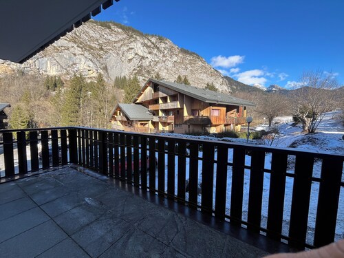 ✨ Appartement 5 personnes – Vue panoramique sur la Vallée d’Abondance ✨