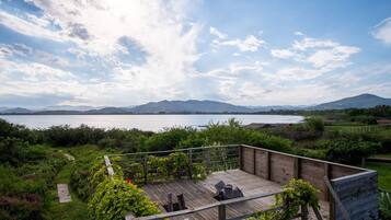 Uitzicht vanuit accommodatie