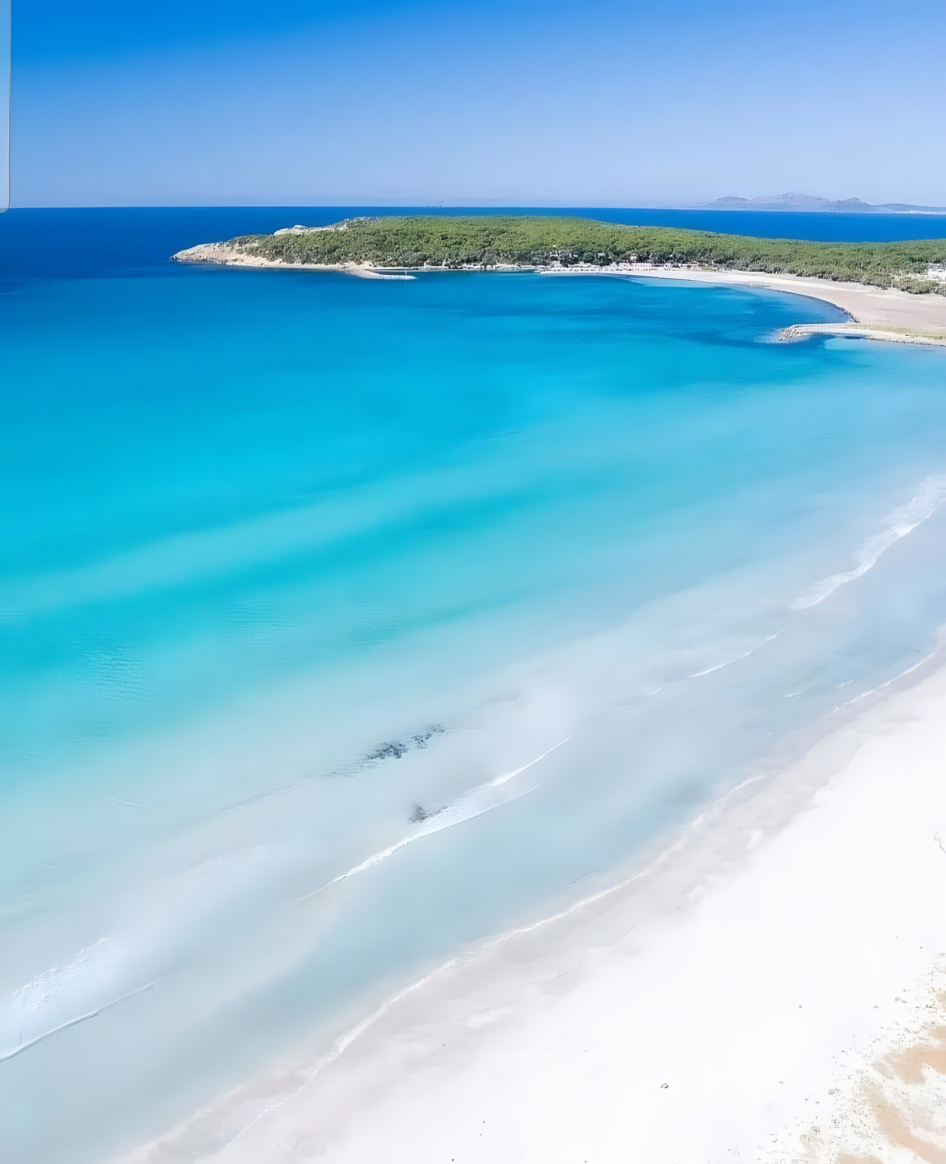 Una spiaggia nelle vicinanze