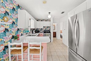 Fridge, microwave, oven, stovetop - Top of Duplex! Summer Dates Available! Book Now! (Panama City Beach)