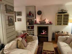 Living area - Spacious house in Locquirec with terrace, 300m from the beach (Locquirec)