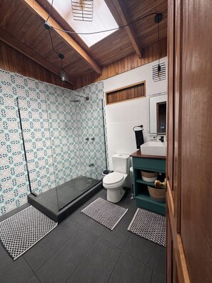 Hair dryer, towels, soap, toilet paper - Casa 1440. (Monteverde)