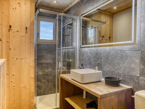 Bathroom - 3-Bedroom Apartment, South/West Terrace, Parking - Megève (Megève)