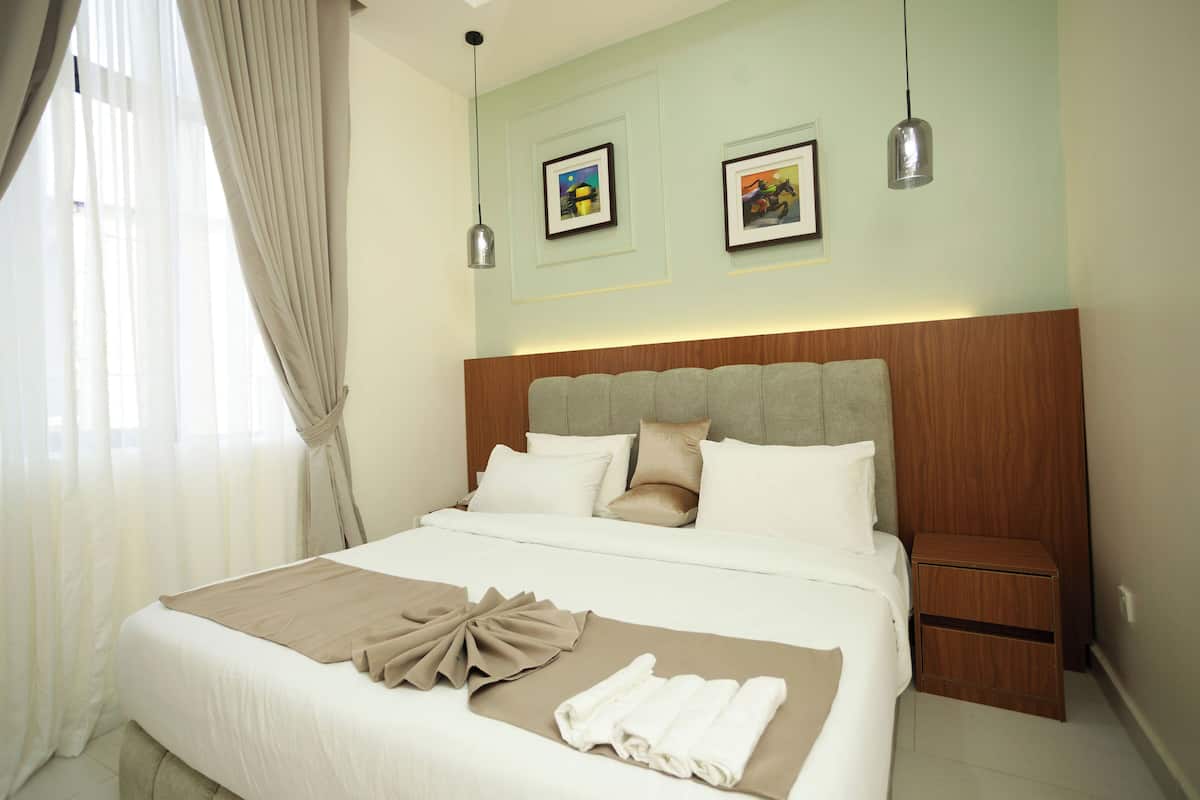 Kamar Deluks, balkon, pemandangan kota