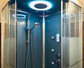 Shower, hair dryer, towels - Cozy with garden, parking and Mont-Blanc view (Chamonix-Mont-Blanc)