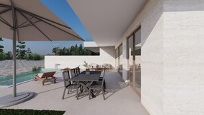 Terrace/patio - Luxury Pool Villas Pastura (Novalja)