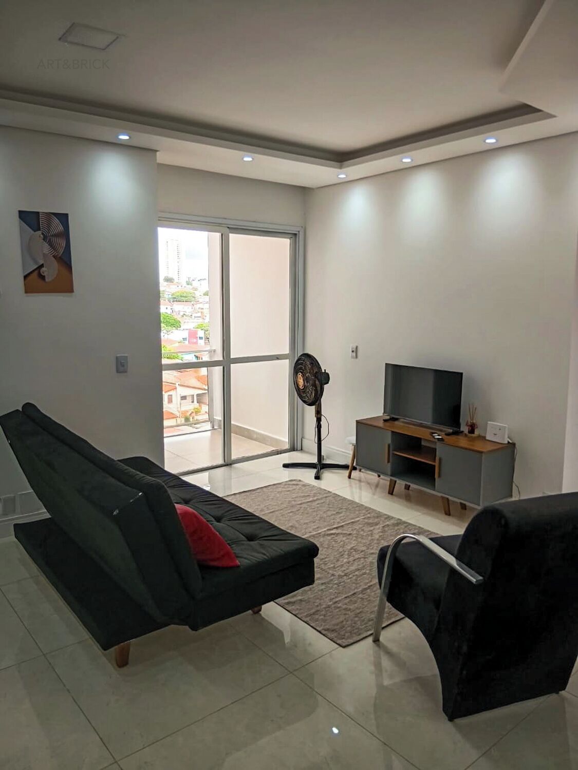 Comfort Apartment, City View | Living area