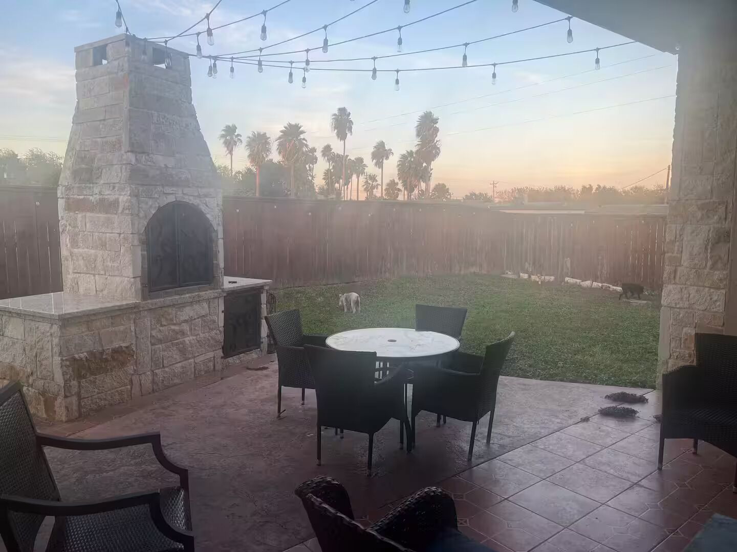 Opções para refeição ao ar livre