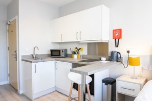 Fridge, microwave, oven, coffee/tea maker - Cosy Studio in Cheltenham (Cheltenham)