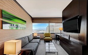 TV, offices - Luxe Vdara 1 BR Panoramic Strip Views Sphere Views  22032 (Las Vegas)