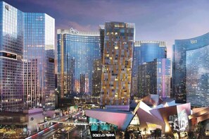 Exterior - Luxe Vdara 1 BR Panoramic Strip Views Sphere Views  22032 (Las Vegas)