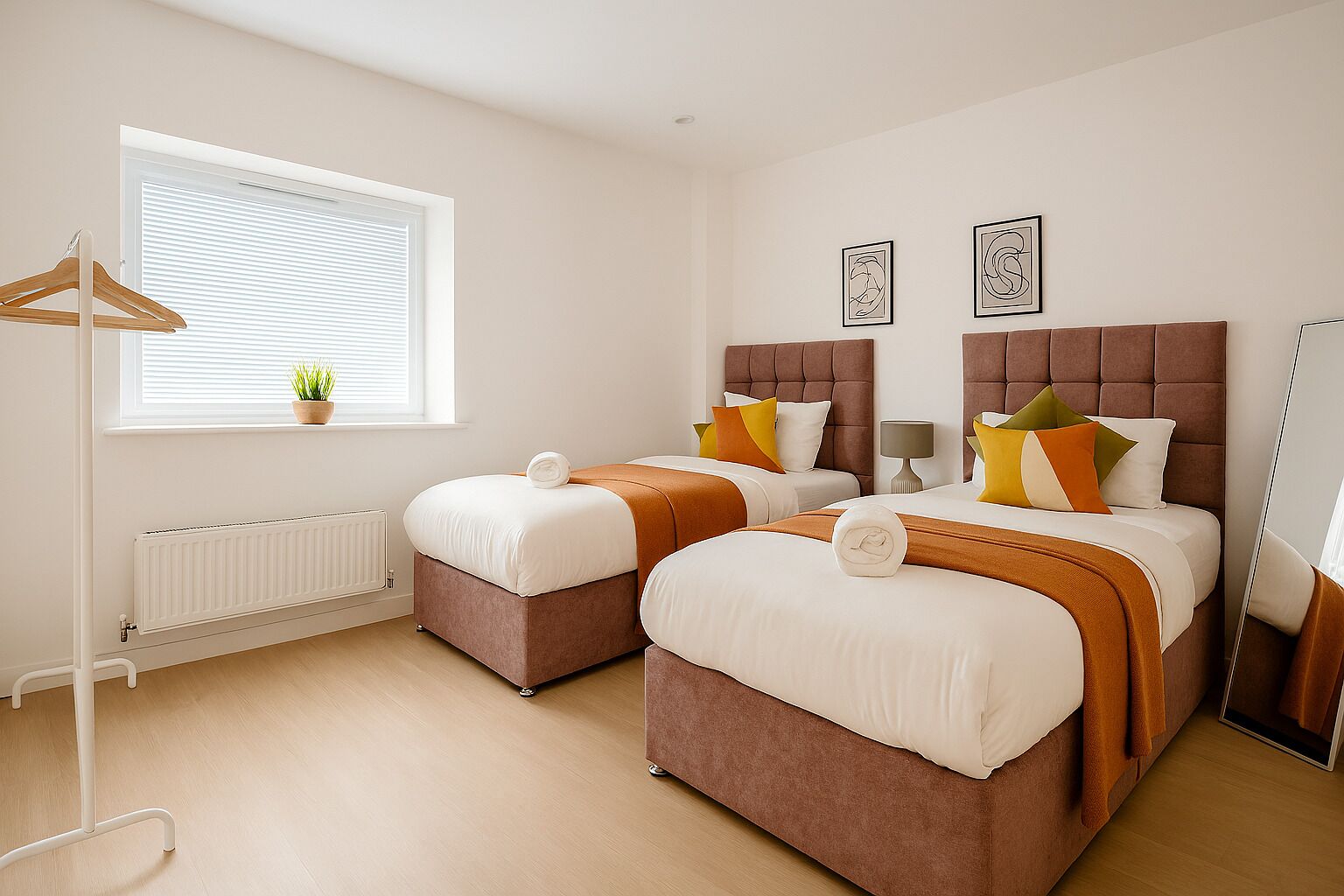 2 bedrooms, iron/ironing board, Internet