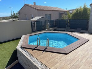 Pool - Mediterranean getaway: spacious house with pool, close to beaches (Port-la-Nouvelle)