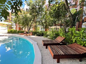 Outdoor pool - DEPARTMENT. IN TULUM 2BD 1BR Rooftop Swimming Pool Cinema Gym WiFi 24H Security Tulum (Tulum)