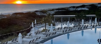 Closest Condo to Beach Club, Partial Gulf Views