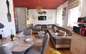 Apartment, 1 Schlafzimmer | Wohnzimmer