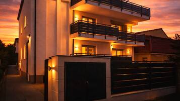 Fassade der Unterkunft