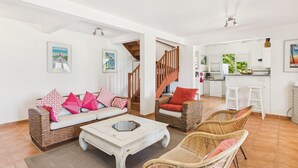 Living area - Sea view - Charming villa with pool for 6 (Le Vauclin)