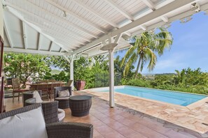 Pool - Sea view - Charming villa with pool for 6 (Le Vauclin)