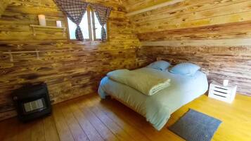 Huisje, uitzicht op tuin