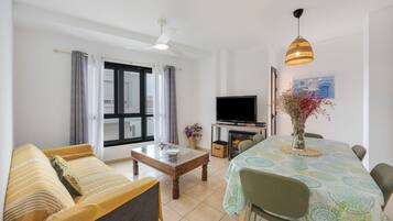 Télévision, cheminée