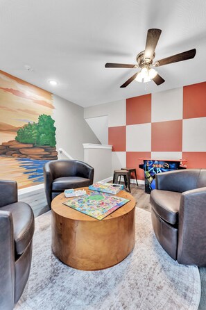 Unclassified image, 2 of 56, button - Brand New! #1 Location, Arcade Room, Next to Pool, 3 Luxury King Beds (Branson)