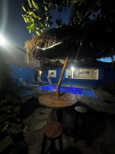 Your refuge in the waterfalls of Milho Verde.