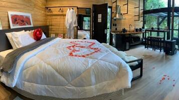 Chalet Supérieur, balcon, vue jardin