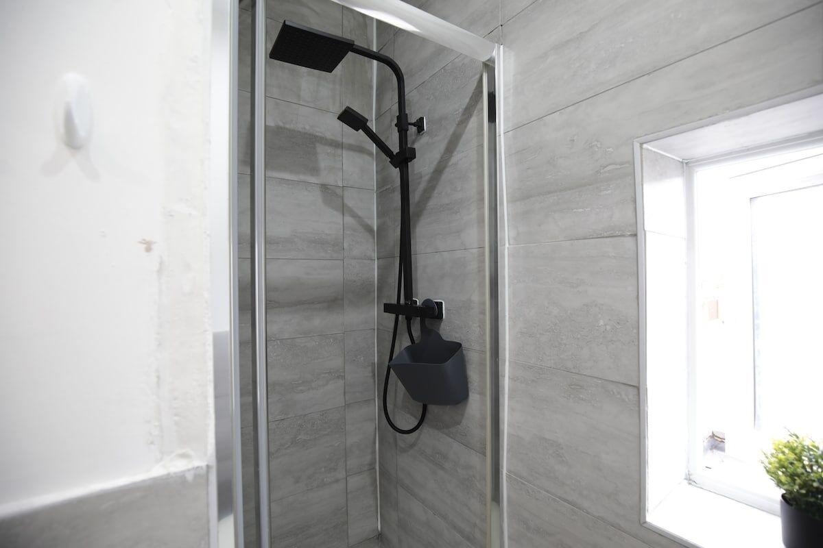 Hair dryer, towels
