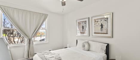 2 habitaciones, tabla de planchar con plancha y wifi gratis
