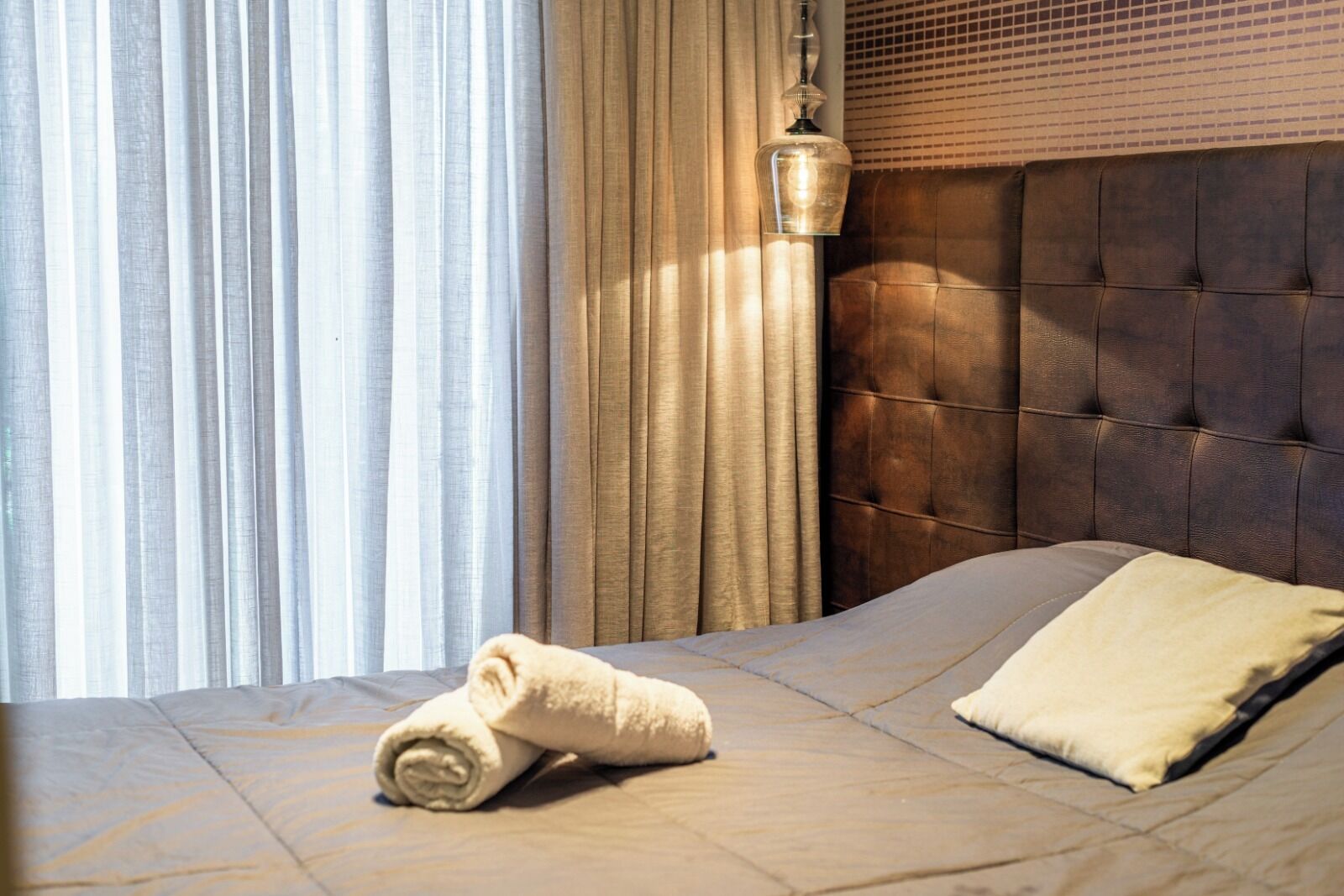 Deluxe Apartment, 1 Queen Bed with Sofa bed, Balcony, City View | Premium bedding, WiFi (free), individually decorated