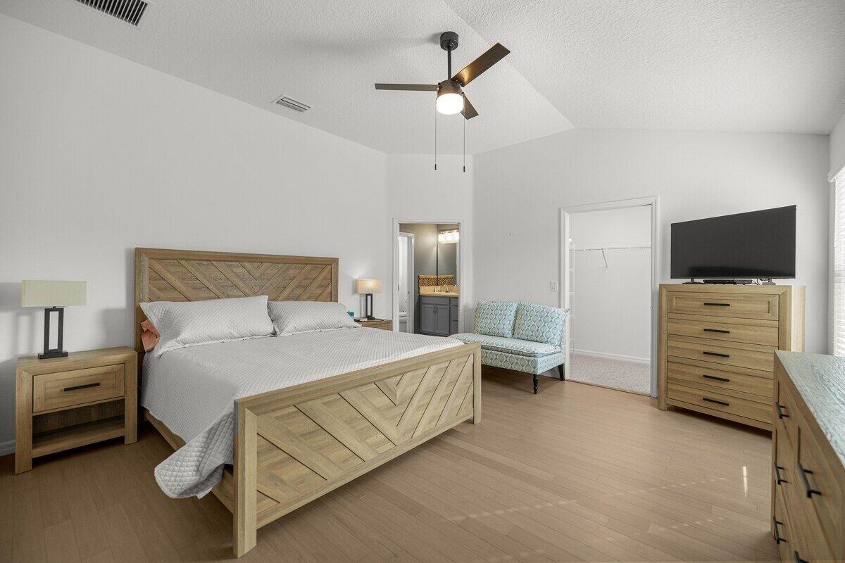 3 dormitorios, tabla de planchar con plancha, Internet y ropa de cama