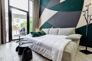 1 bedroom, desk, iron/ironing board, WiFi - ¡Luxury with Terrace! King Bed & Sofa Bed 4ppl (Monterrey)